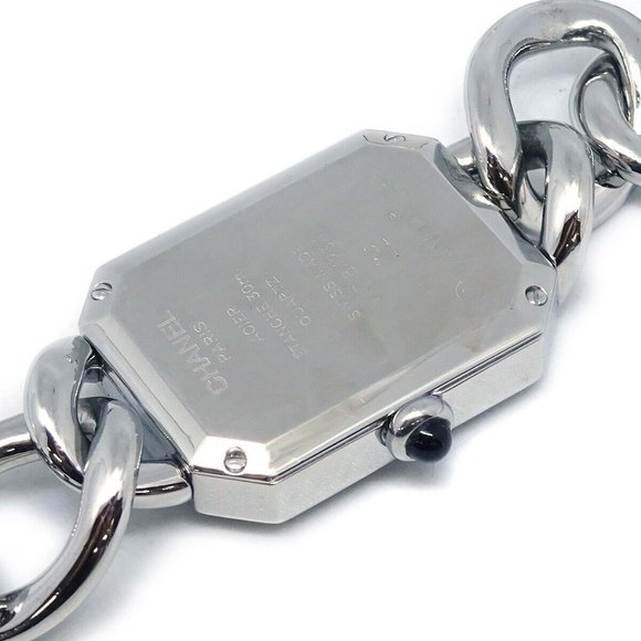 Auth Chanel Premiere Ladies Quartz Watch #L Silver - Picture 6 of 9